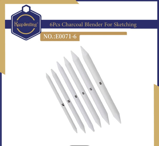 THREADSCART | High Quality Blending Stumps For Sketch Drawing 6 pc set