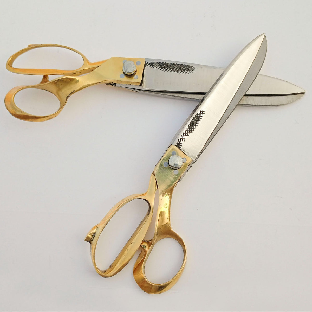 Threadscart | Premium Heavy Duty Tailor Scissors 8 9 10 Inch – Stainless Steel Fabric Cutting Shears for Cloth, Leather & Tailoring
