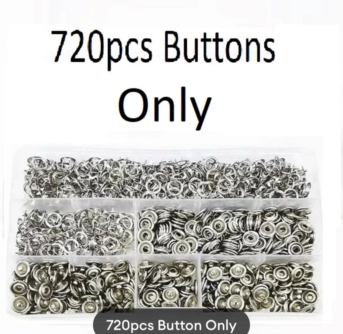 1pcs Metal Snaps Buttons 9.5mm with Fastener Pliers Tool Kit Five Buckle Set Sewing Free Buttons Set for Diy Crafts Home Sewing Accessories
