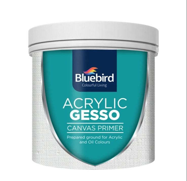 Bluebird Acrylic Gesso for Artists - Primer - White