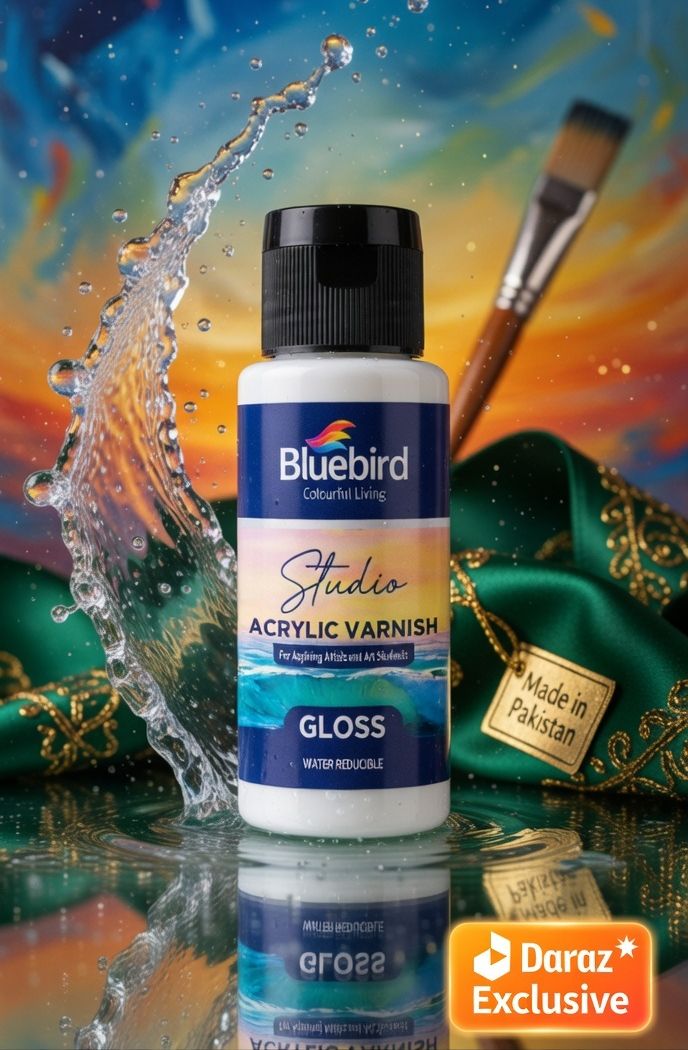 Bluebird Studio Acrylic Varnish -100ml Gloss
