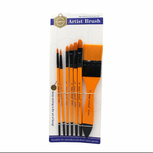 Keep_Smiling Paint Brush Set, Acrylic Paint Brushes, Artist Brush Set Mix Paint Brushes, Suitable for Water Acrylic & Oil Color/Colours Paint Brush Set