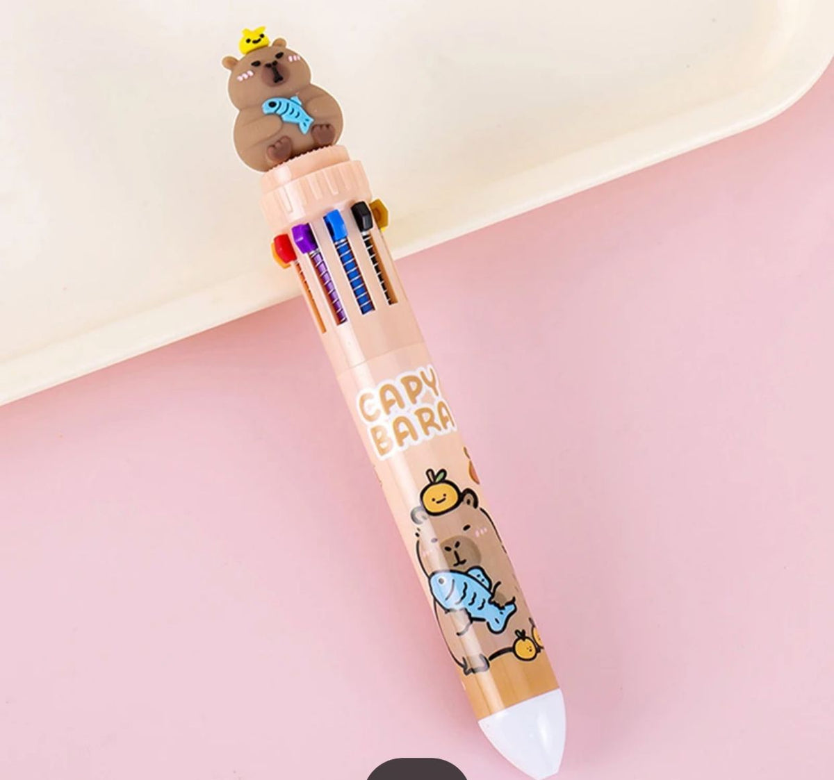 THREADSCART | High Quality Creative Different design 10 Multicolored Pens Cute Cartoon Ballpoint Pen Gifts