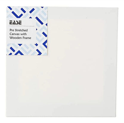 EASE Pack of 2 Canvases, Canvas Size 12 x 12 , Best for Painting and Art Work