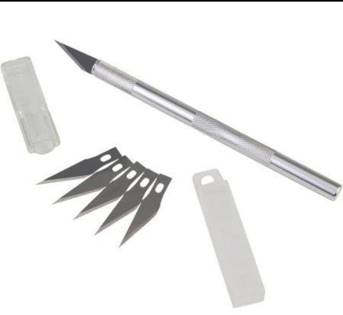 THREADSCART | High Quality Precision Pen Cutter ( Detail & Carving Knife),Hobby Blades Refill Excel Craft Art Knife Kit Cutter for Art, Hobby, Scrapbooking ,Stencil