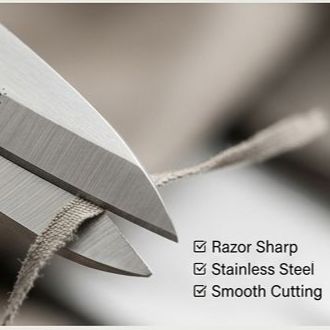 Threadscart | Premium Heavy Duty Tailor Scissors 8 9 10 Inch – Stainless Steel Fabric Cutting Shears for Cloth, Leather & Tailoring