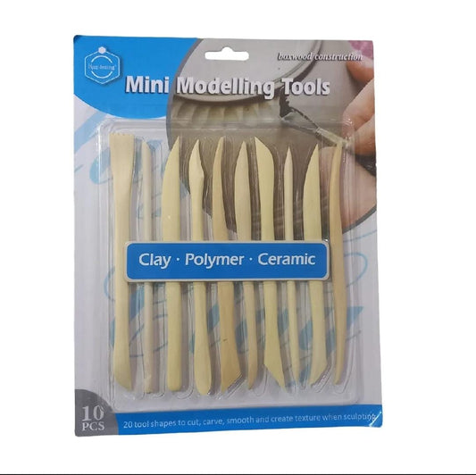 Keep Smiling Clay Sculpting Tools Set Pottery Carving Ceramic Modelling Mini Modelling Tool 10 Pcs Set