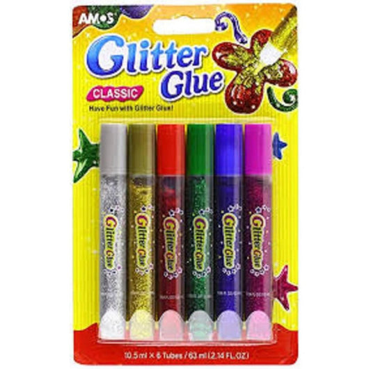Pack of 5 - Glitter Glue - Multicolor