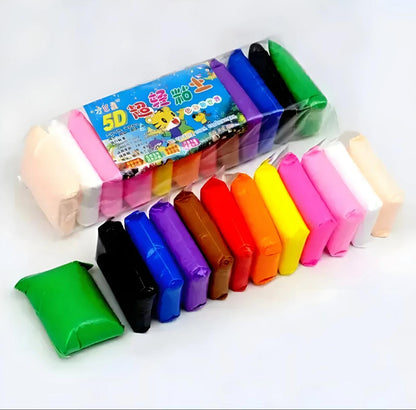 12 Packet any random color Polymer Light Clay Slime Playdough For Kids - Play Dough Polymer clay for jewellery making clay - Air Dry Clay