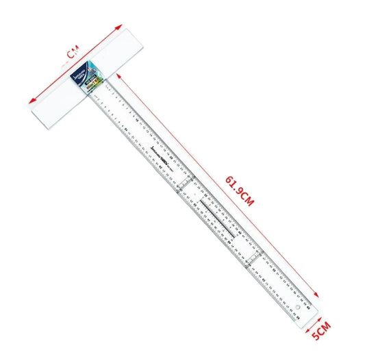 THREADSCART | T-ruler drawing special T-ruler 60 cm mechanical engineering drawing ruler