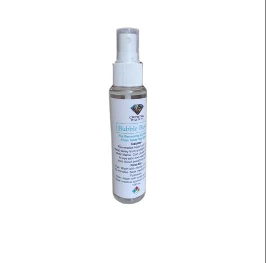 Bubble remover spray for resin