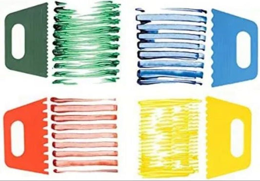 Paint Scrapers for Art DIY Pack of 4