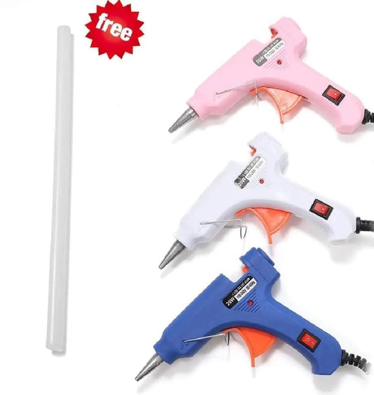 THREADSCART | 20w Brand New Hot Glue Gun Small With Free Glue Stick