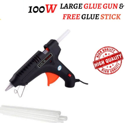 20w Imported Brand New Hot Glue Gun Small / Imported Glue Gun / Glue / Professional Hot Melt Small Glue Gun With 3 Glitter Glue Stick HGG 01 (1 Pcs + 3 Glitter stick)