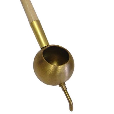THREADSCART | Best Quality Tjanting Tool Bowl Spout for Batik Wax | Brass Canting Pen for Fabric Painting | Textile Art Craft Tool for Fine Wax Design