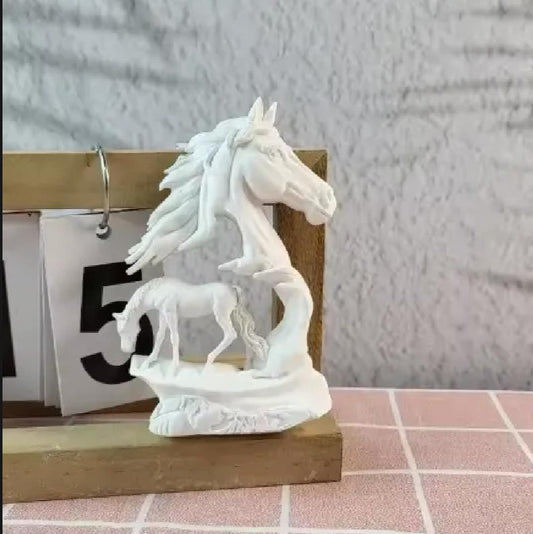 Horse Mold Silicone Handmade Eco Friendly Resin Casting Molds Decorative Ornaments Animal Number Shape Epoxy