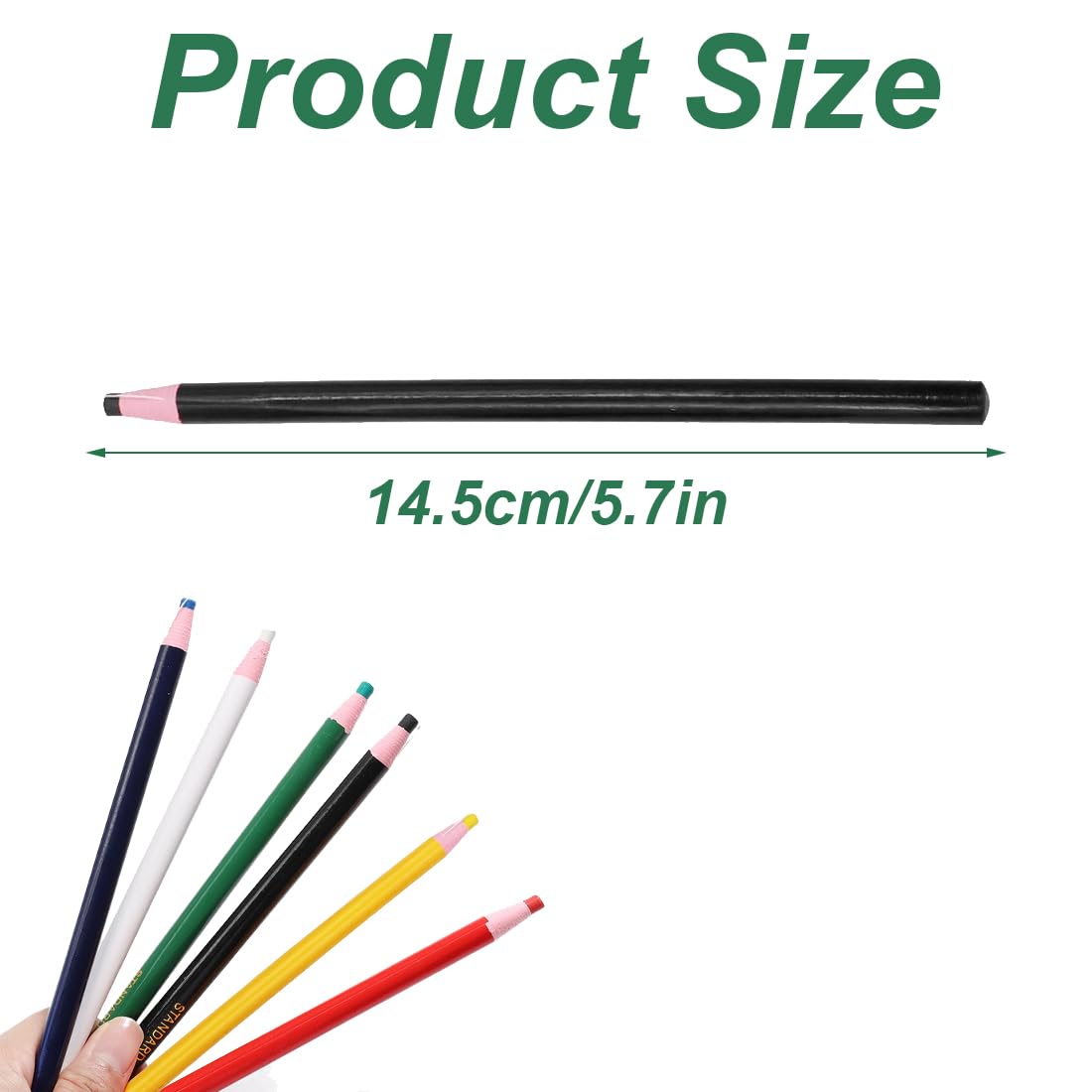 THREADSCART | Best Quality Sewing Marking Pencils Set (4 Colors) | Tailor Chalk Pens for Fabric Cutting, Stitching, Quilting & DIY Sewing Tool