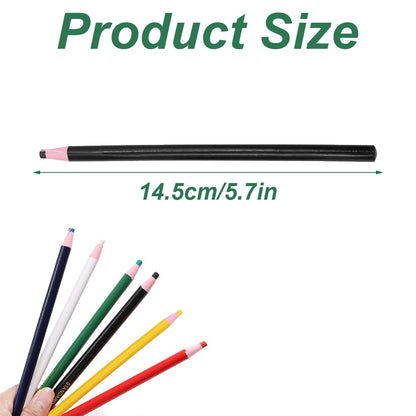 THREADSCART | Best Quality Sewing Marking Pencils Set (4 Colors) | Tailor Chalk Pens for Fabric Cutting, Stitching, Quilting & DIY Sewing Tool