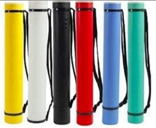 Sheet Holder for Charts and sheets Drawing Sheet Holder different colors Telescoping for Posters Tube Holder Drafting Tube