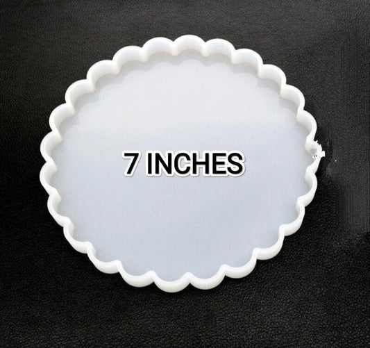 7 inches coaster mold|1 piece Silicone flower Agate Coaster mold for Resin art |small Coaster for epoxy resin art and Craft DIY Home Decoration , premium quality china mold for resin art,ART CART(RWP)