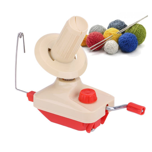 THREADSCART | Premium Qaulity Wool Yarn Ball Winder Machine | Lacha Hank Yarn Swift Winder for Knitting & Crochet | Hand Operated Yarn Roller | Tangle-Free Yarn Organizer Tool