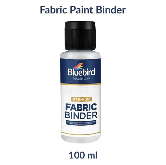 THREADSCART | High Quality Bluebird fabric paint Binder 100ml - Strong adhesion & long-lasting fabric binder