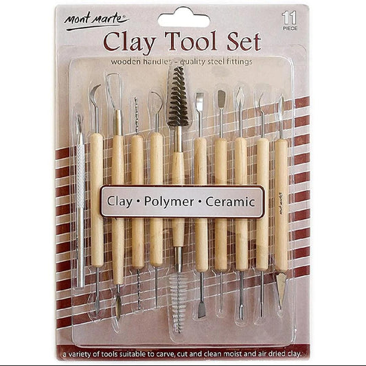 Mont Marte Clay Tool Set MMSP0002 11Pc
