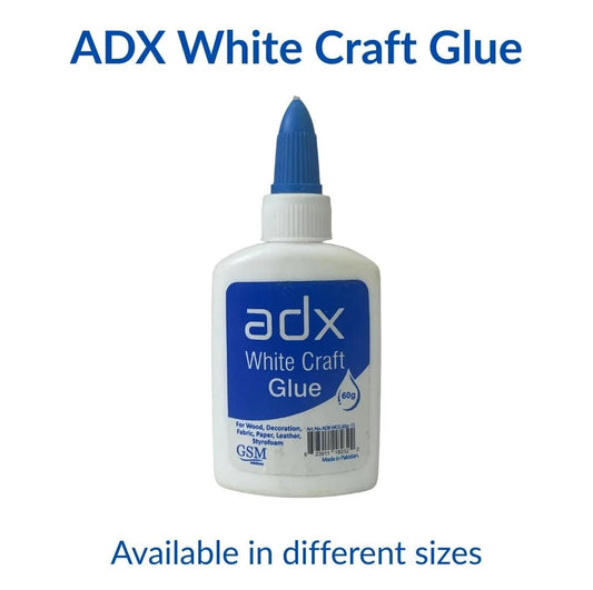 THREADSCART | ADX White Craft Glue – multi-purpose strong adhesive for wood, fabric, paper & DIY projects (Available in multiple sizes)