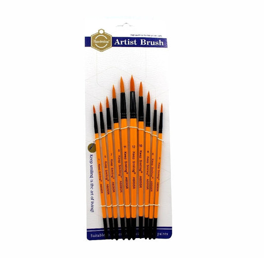 Keep_Smiling Paint Brushes Paint Brush Set, Acrylic Paint Brushes Round- Paint Brushes, Suitable for Water Acrylic & Oil Color/Colours Paint Brush Set