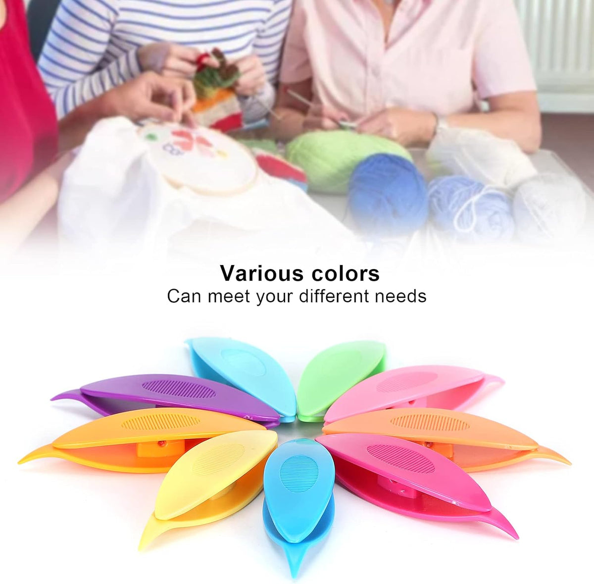 THREADSCART | Premium Tatting Shuttle Tool for Hand Lace Making | DIY Lace Shuttle for Flower Making | Plastic Shuttle for Crochet, Thread Work & Craft Sewing Accessories