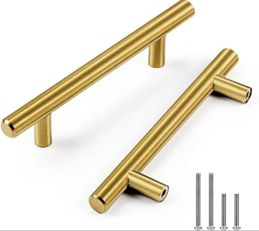 Golden handles for resin tray , one pair of golden resin trays handles , high quality handles , 6 inch stainless steel handle for multipurpose