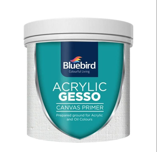 Bluebird Acrylic Gesso for Artists - Primer - White