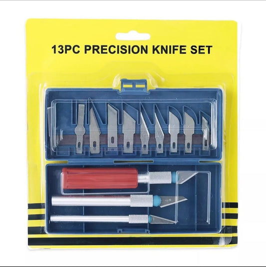 THREADSCART | High Quality -13pcs Knife Pen Set x-acto Exacto Style Hobby Pen knife cutter