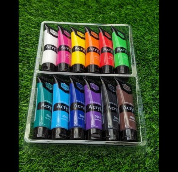 Keep Smiling Acrylic Paint 30ml - Pack Of 12