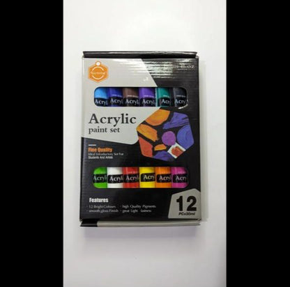 Keep Smiling Acrylic Paint 30ml - Pack Of 12