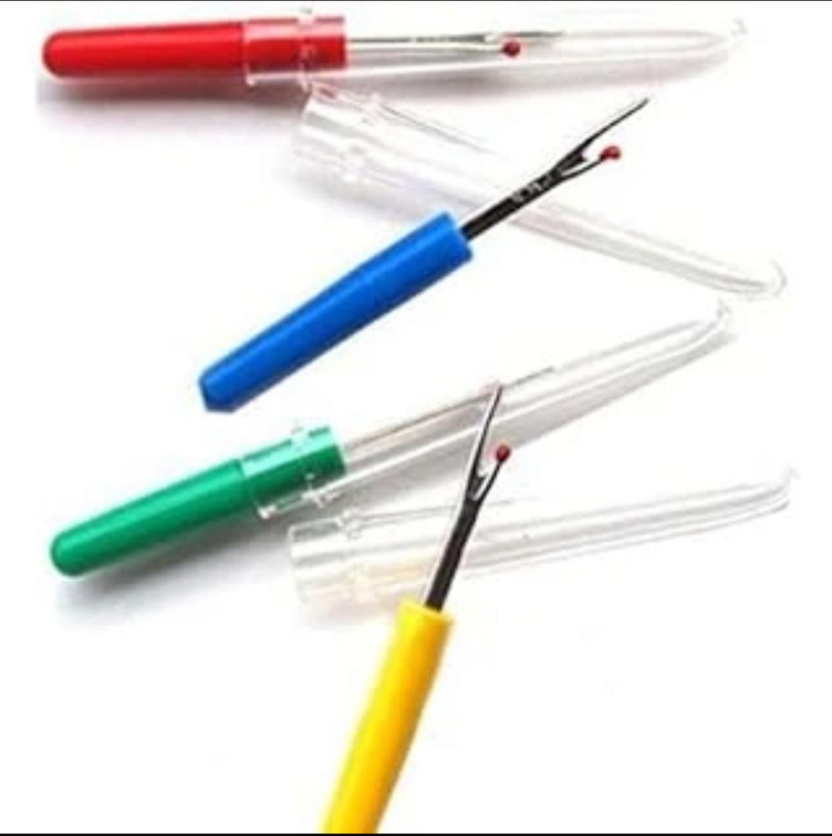 THREADSCART | High Quality Seam Ripper Set, Separator Colourful Thread Unpicker 3 Pieces Seam Ripper Kit, Sewing Seam Ripper Thread, Thread Separator, Seam Ripper, Colourful Thread Unpicker for Hand Sewing Embroidery, By Mall City Zone.