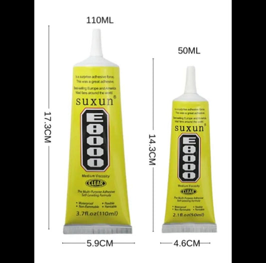 Imported High Quality E8000 Glue 50ml Multipurpose Adhesive Diy Jewelry Fix Touch Screen Glue