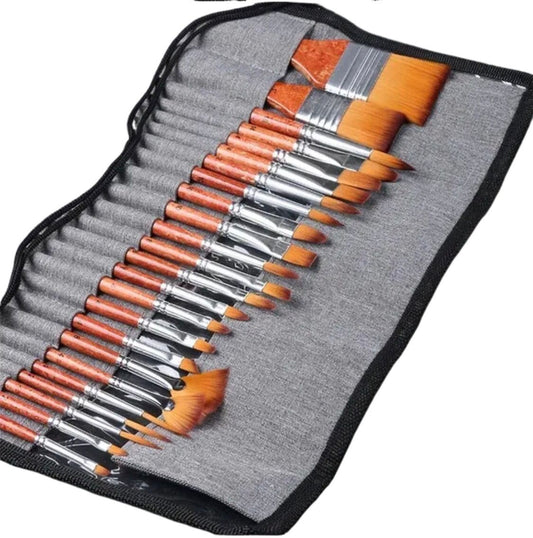 THREADSCART | High Quality Giorgione Artist Paint Brush Set Of 25