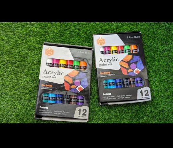 Keep Smiling Acrylic Paint 30ml - Pack Of 12