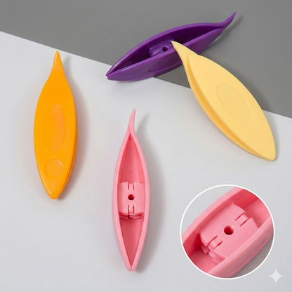 THREADSCART | Premium Tatting Shuttle Tool for Hand Lace Making | DIY Lace Shuttle for Flower Making | Plastic Shuttle for Crochet, Thread Work & Craft Sewing Accessories