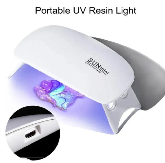 THREADSCART |  High Quality UV lamp for epoxy resin art , UV lamp for nail art 6w usb led lamp ArtCart