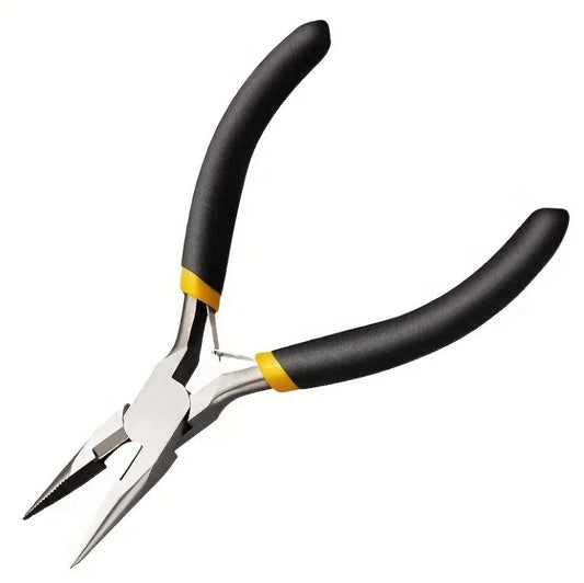 THREADSCART | Best Quality Round Nose Pliers for Jewelry Making – Precision Looping Tool | Beading, Wire Wrapping & DIY Craft Tool | Non-Slip Handle | Mini Jewelry Pliers 12cm