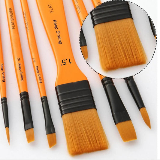 Keep_Smiling Paint Brush Set, Acrylic Paint Brushes, Artist Brush Set Mix Paint Brushes, Suitable for Water Acrylic & Oil Color/Colours Paint Brush Set