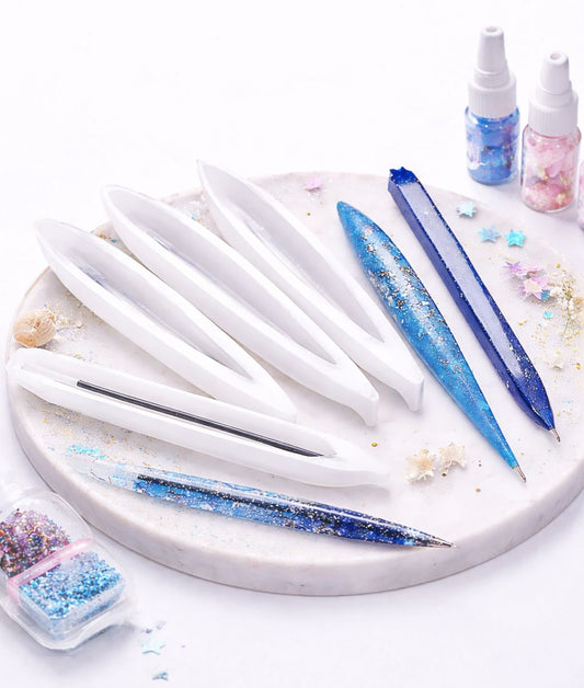 THREADSCART | High Quality epoxy resin silicone Pen Mold, UV Epoxy Jewelry Making Tool (Art collection )  1PCS