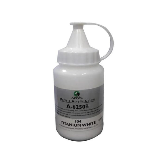 Maries Acrylic Color 250 Ml Titanium White 104