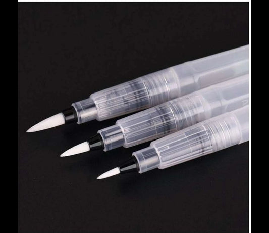 Set of 6 Water Brush Pen Marker Ink Water Colors Colour Watercolor Brush No Ratings
