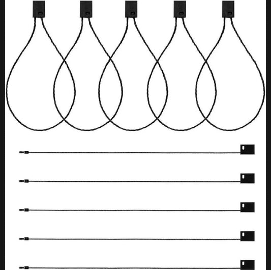 Sensa Loop Pin Black 7" (1Box) (5000Pcs)