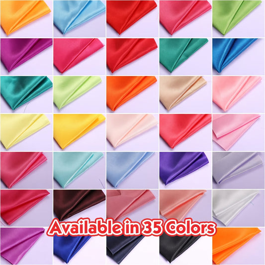 Premium Silk Fabric |unstitched Silk Cloth – Soft Smooth Luxury Fabric for Ladies Dresses | 35 Colors Available | Party Wear, Bridal & Casual Use